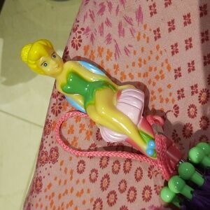New AUTHENTIC TINKERBELL PURPLE UMBRELLA PARASOL